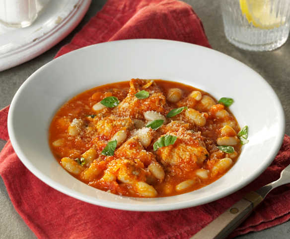Tomato basil chicken stew