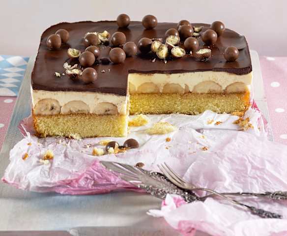 Torta banane e cioccolato