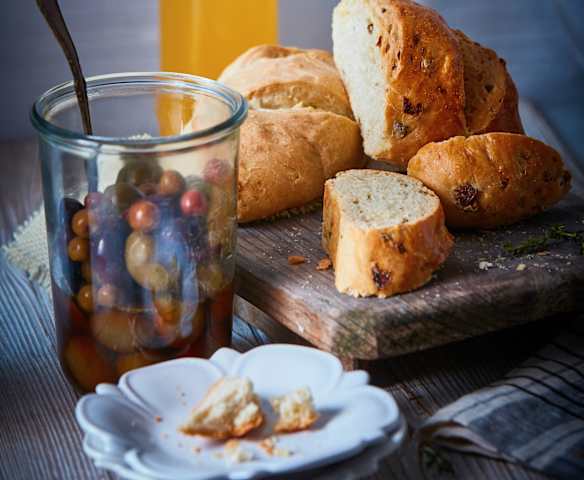 Pan de queso feta y aceitunas Pan de queso feta y aceitunas