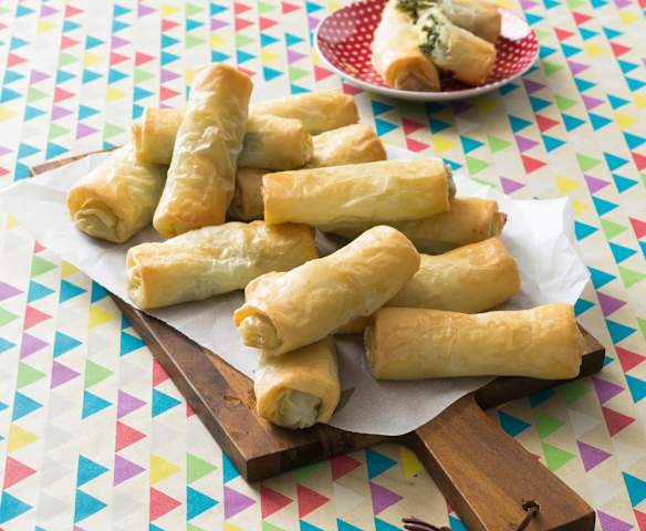 Flaky filo fingers