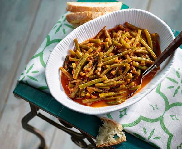 Grüne-Bohnen-Gemüse - Zeytinyağlı Taze Fasulye