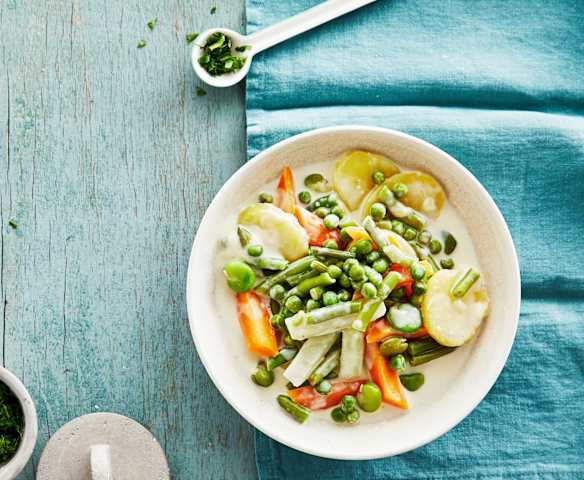 Buntes Milch-Rahm-Gemüse (Schnüsch)