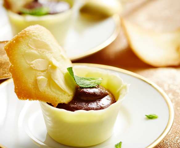 Coupelles de chocolat