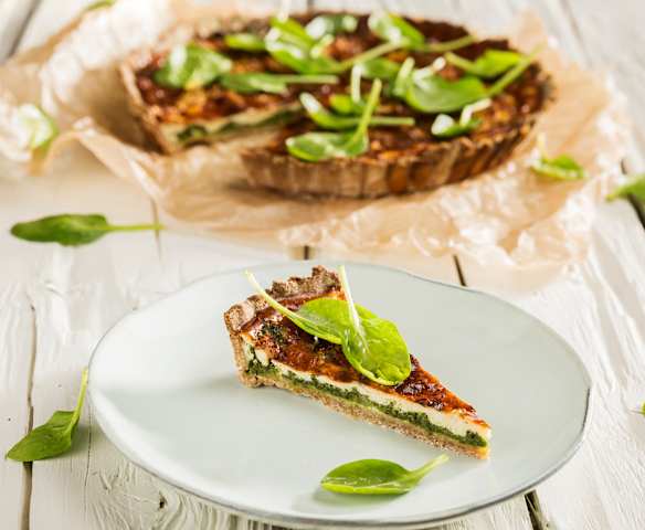 Vollkorn Mangold-Quiche
