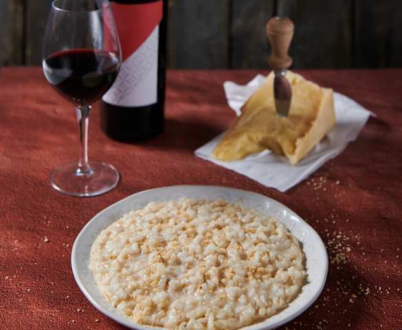 Risotto Castelmagno e nocciole Risotto Castelmagno e nocciole