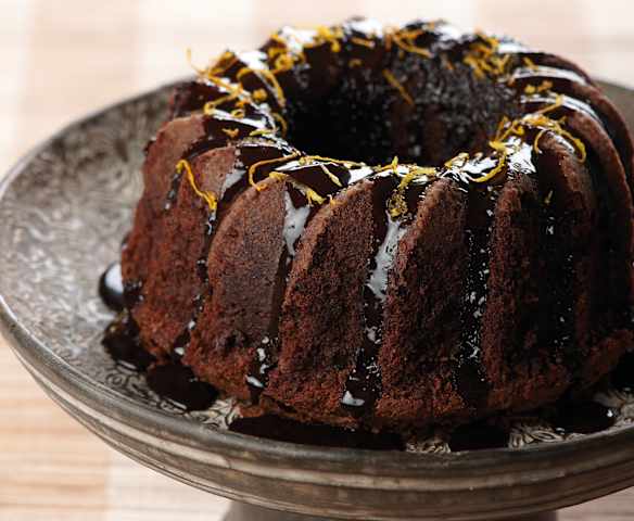 Bolo de chocolate com raspa de laranja Bolo de chocolate com raspa de laranja