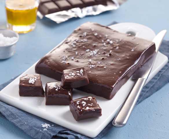 Bonbon choco-ramel à la fleur de sel de Guérande (Eric Guérin)