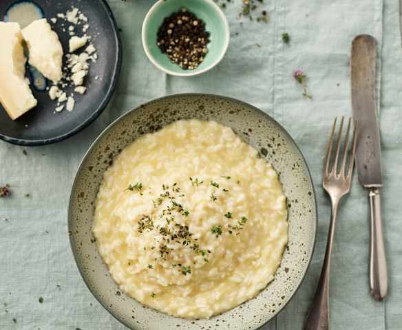 Risotto with Parmesan cheese