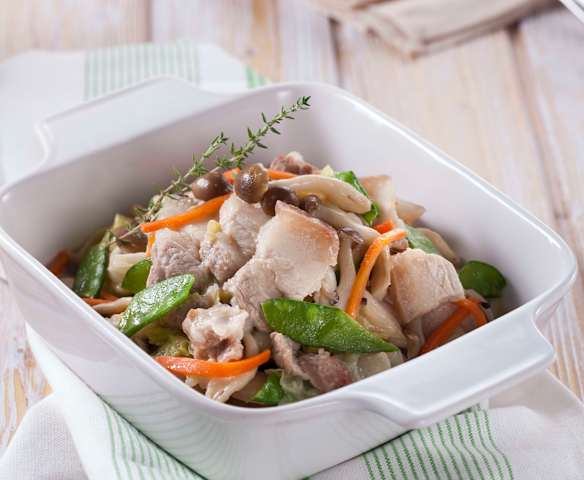 味噌豬肉片炒鮮蔬