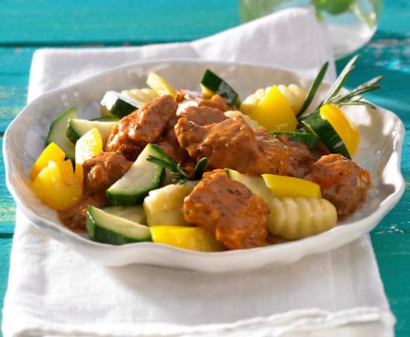 Schnitzeltopf mit Gnocchi