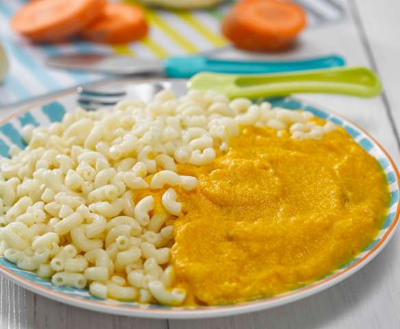 Dětská svíčková s těstovinami