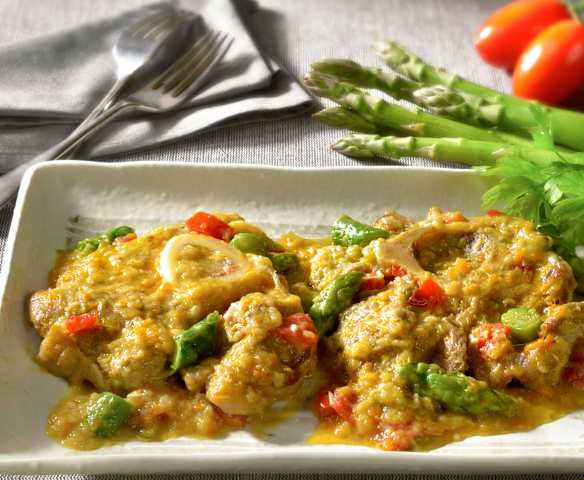 Ossibuchi agli asparagi