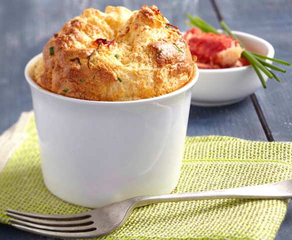 Soufflé de crabe aux fines herbes
