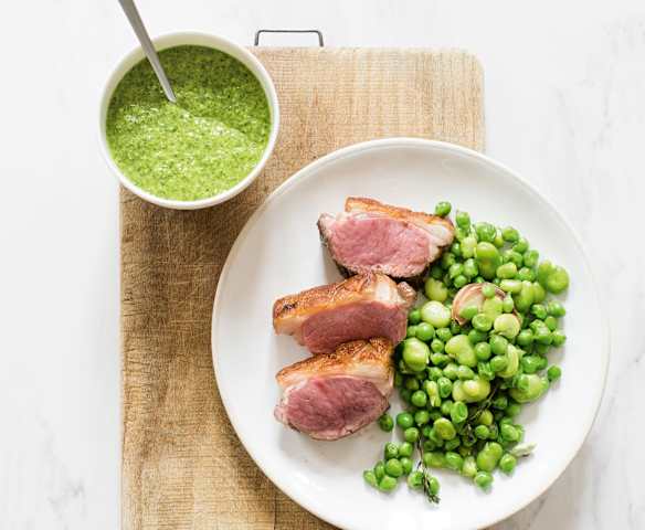 Noisettes d'agneau à l'anglaise