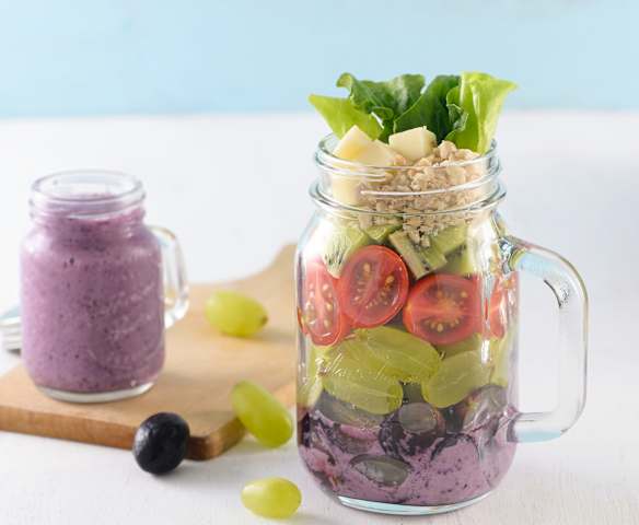 莓果醬葡萄起司沙拉