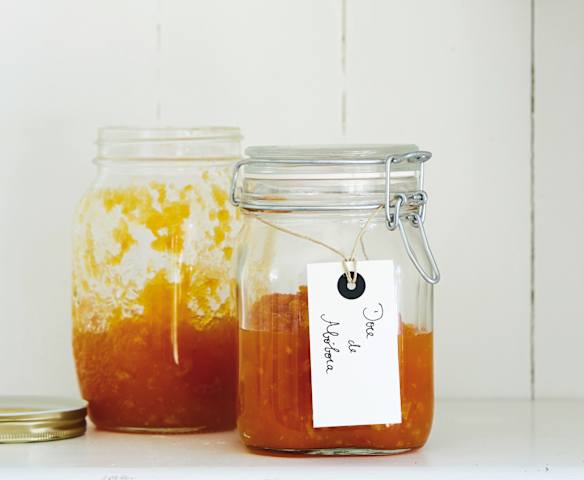 Doce de abóbora, laranja e gengibre