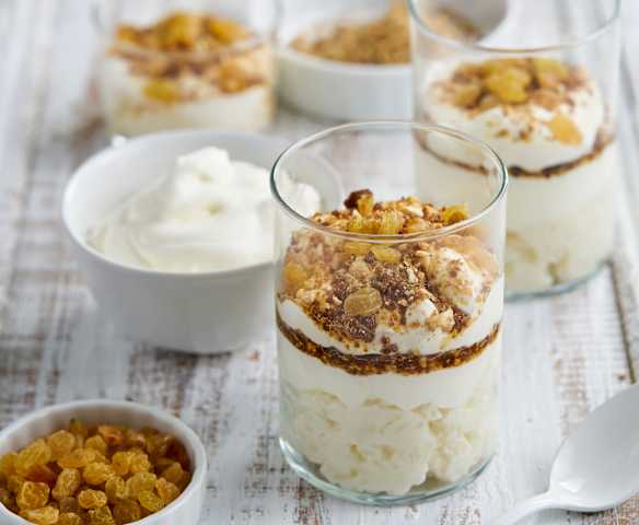 Risoto doce de vinho do Porto branco com praliné