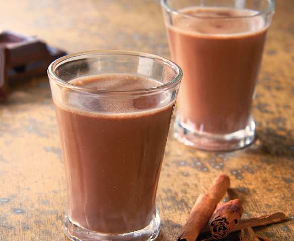 Cioccolato caldo con liquore all'arancia
