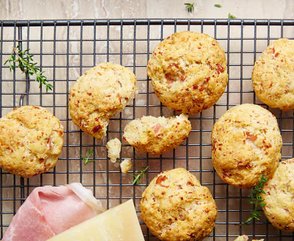 Cookies jambon, parmesan et origan