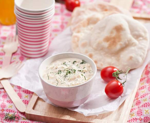 Sos jajeczny do chlebków naan