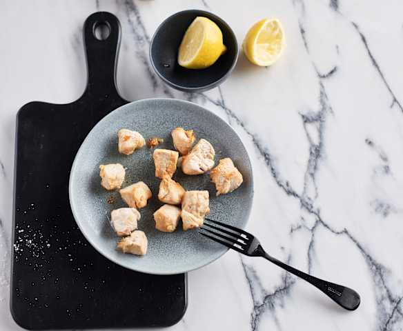 Browned Turkey Cubes