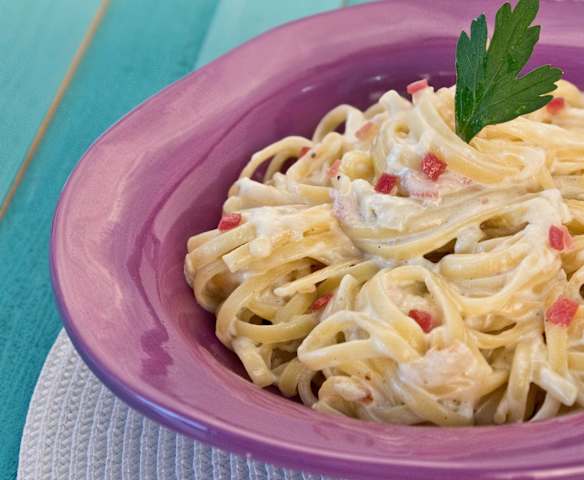 Fetuccini a la crema