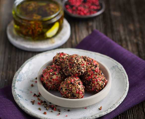 Cashewkäse-Pralinen Cashewkäse-Pralinen
