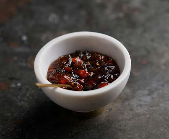 Chutney de cebola, cenoura e pera