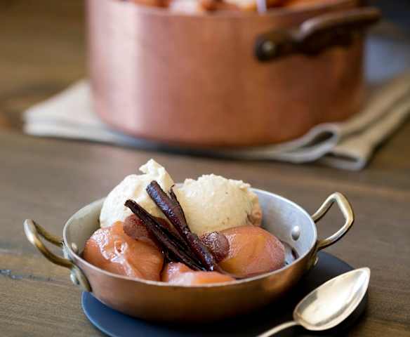 Spiced Red Wine Pears