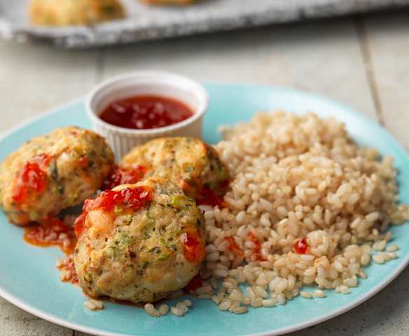 Baked Thai Fishcakes with Chilli Lime Dipping Sauce