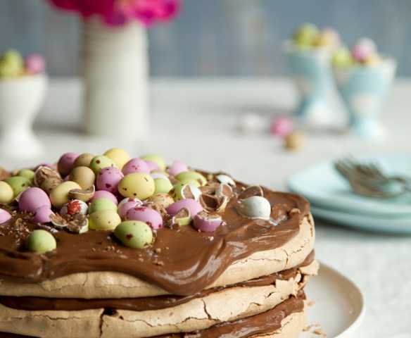 Velikonoční čokoládový Meringue