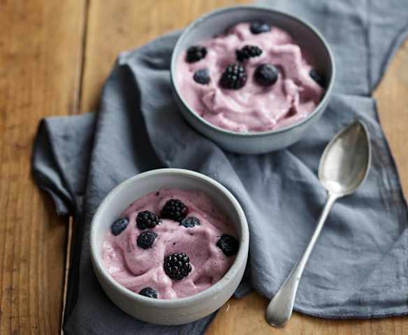 Gelado de frutos vermelhos