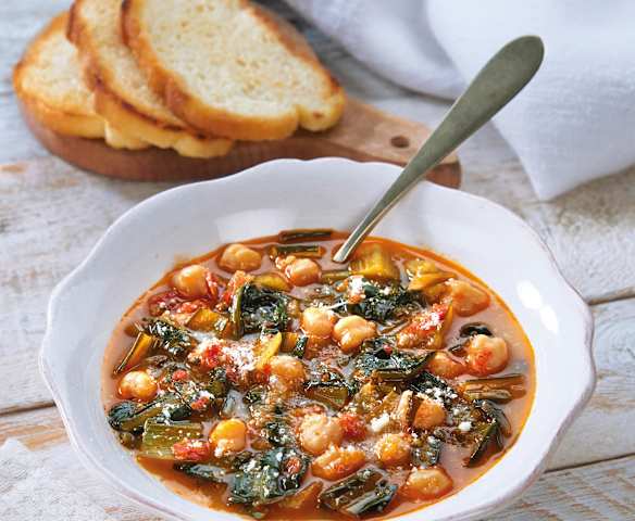 Zuppa di ceci e cicoria
