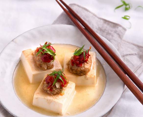 剁椒肉末蒸豆腐