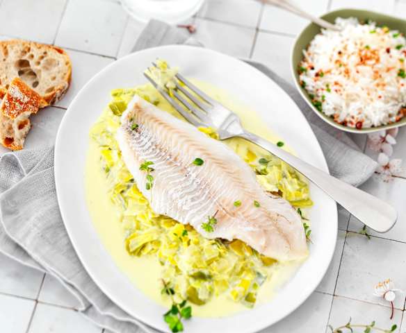 Merlan aux poireaux