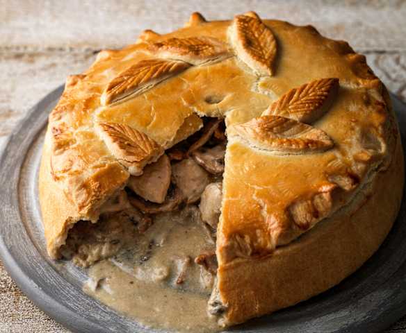 Chicken, Wild Mushroom and Cider Pie