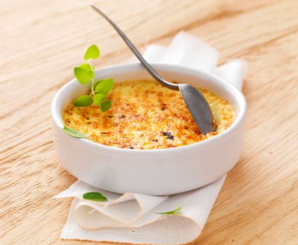 Minicrèmes brûlées au beaufort