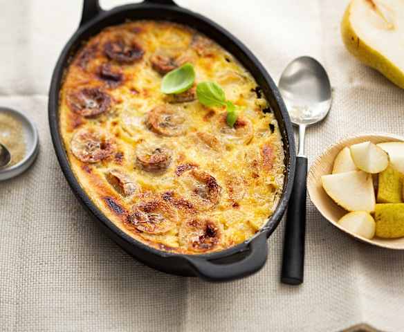 Gratin poire-banane
