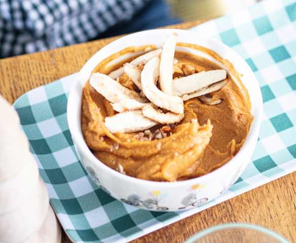 Dinde et purée de patate douce aux marrons Dinde et purée de patate douce aux marrons