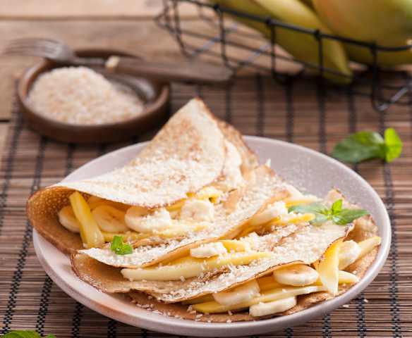 Tajskie naleśniki ryżowo-kokosowe