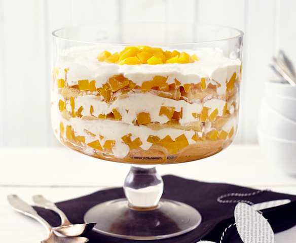 Pfirsich-Trifle