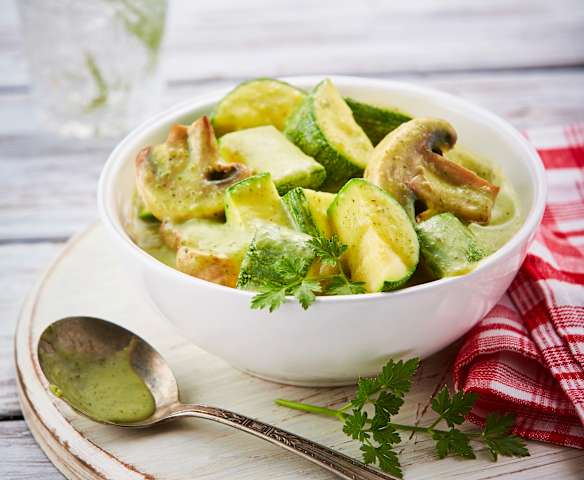 Salsa cremosa de perejil