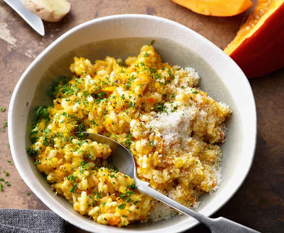 Kürbisrisotto