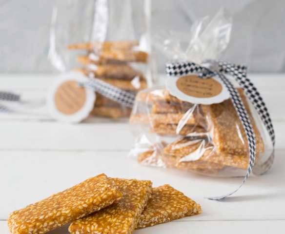 Honey sesame snaps Honey sesame snaps