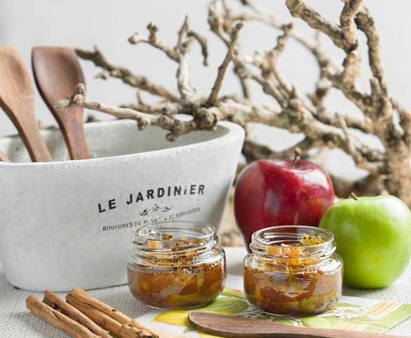 Mermelada de manzana con canela