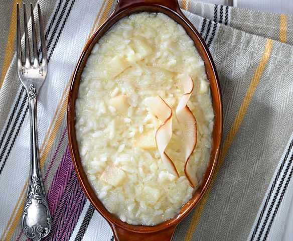 Risotto pere e Taleggio