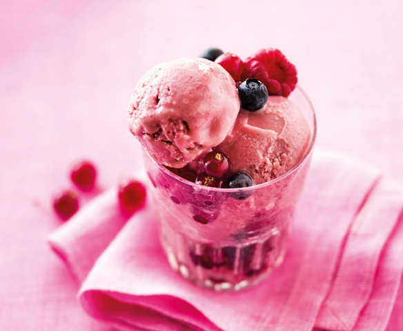 Crème glacée fraise-soja