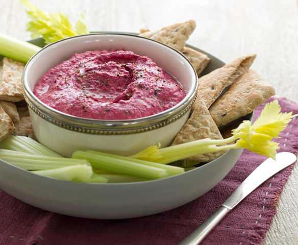 Beetroot Houmous Beetroot Houmous
