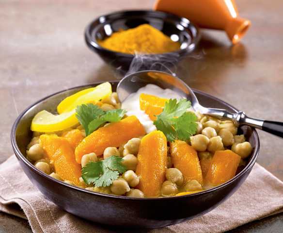 Mars - Tajine de carottes et pois chiches