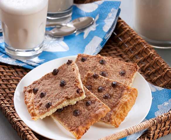 Focaccia dolce al cioccolato